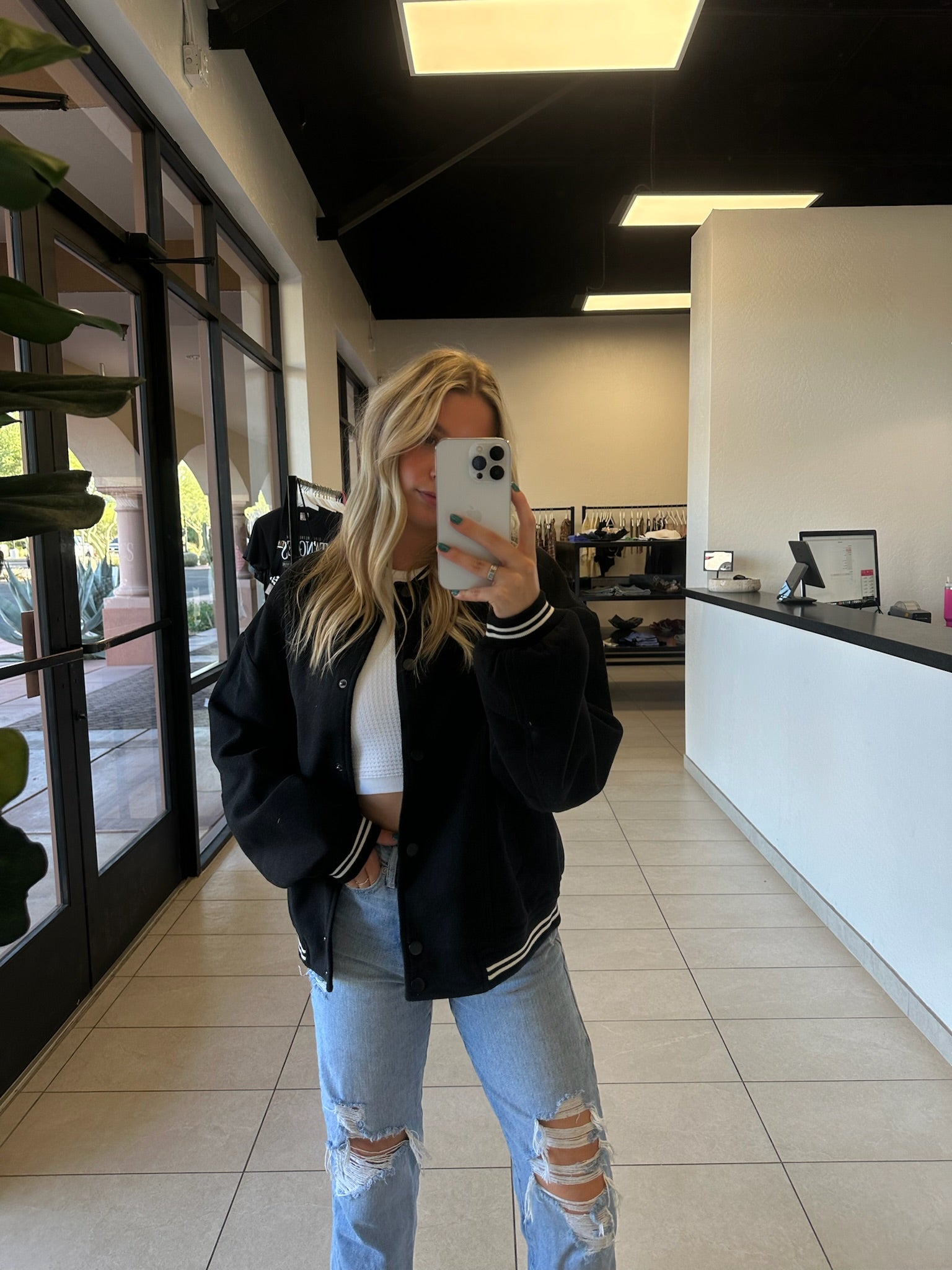 Bomber Jacket | Tangles Salon & Boutique